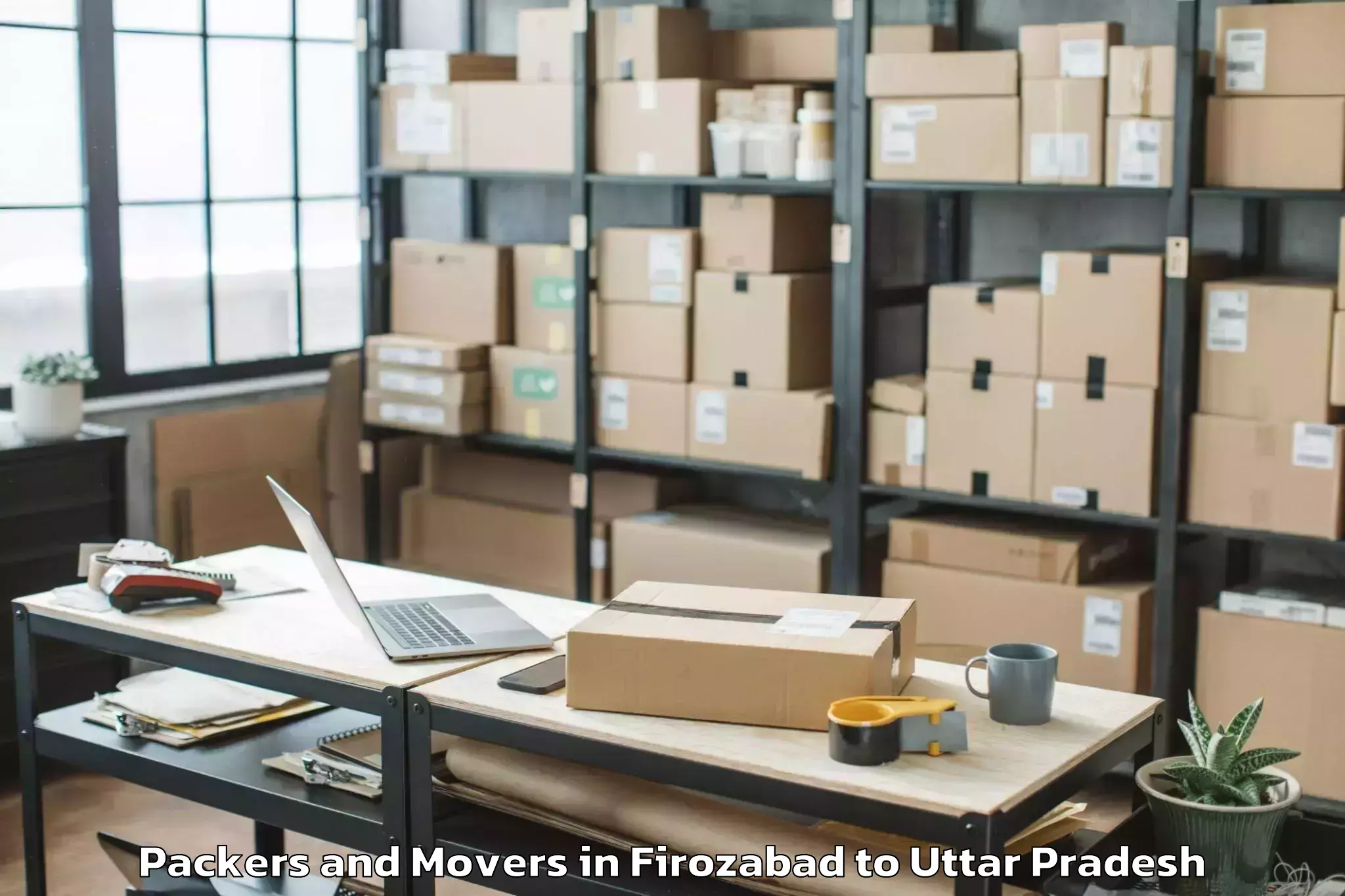 Top Firozabad to Mau Aimma Packers And Movers Available